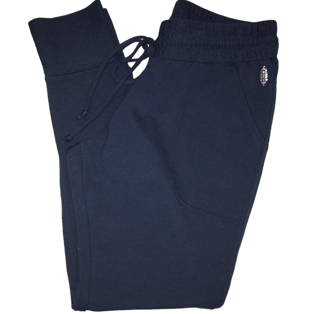 Free People Navy Track Pants